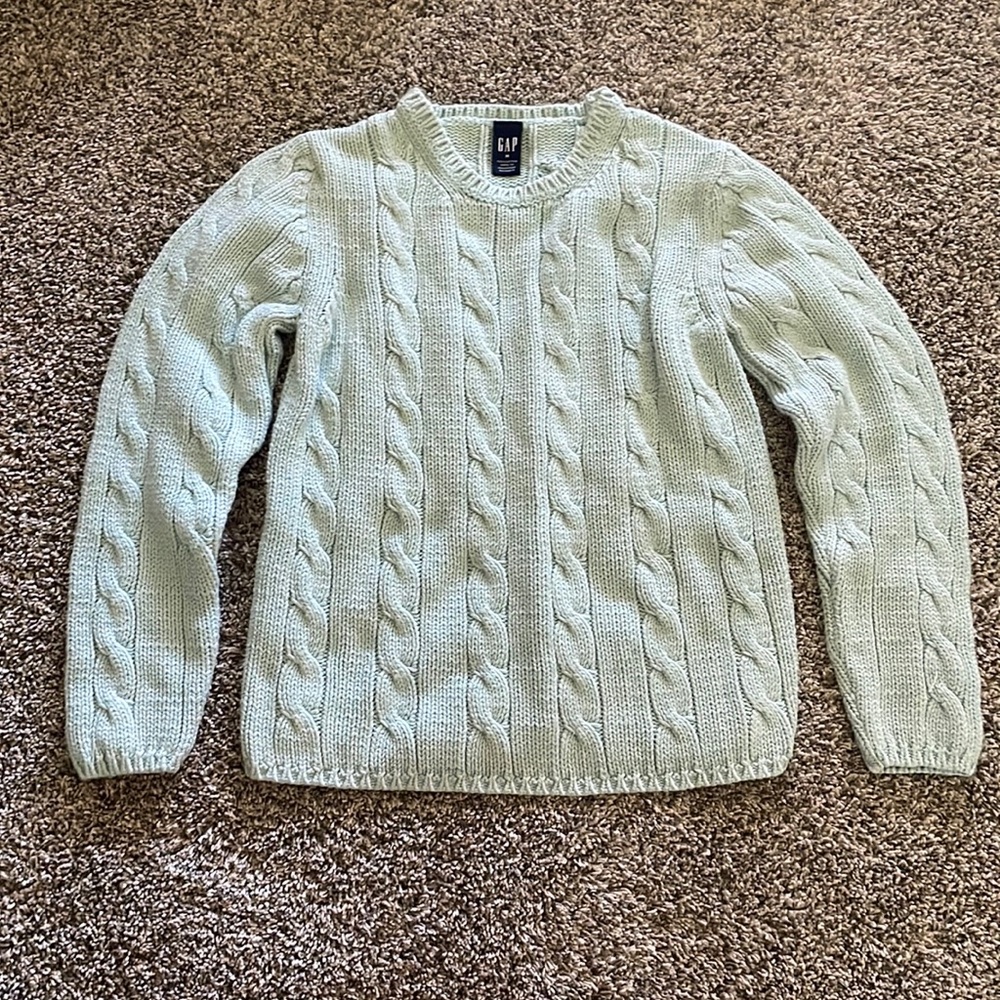 Gap girls M cable knit sweater